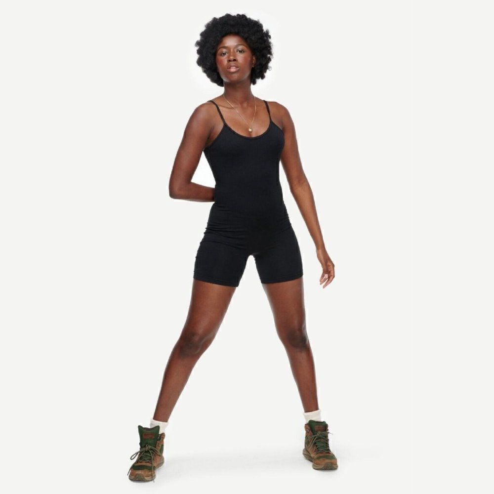 Nwt - LACAUSA -‎ Size XS - Women's Luna Unitard in Tar/black